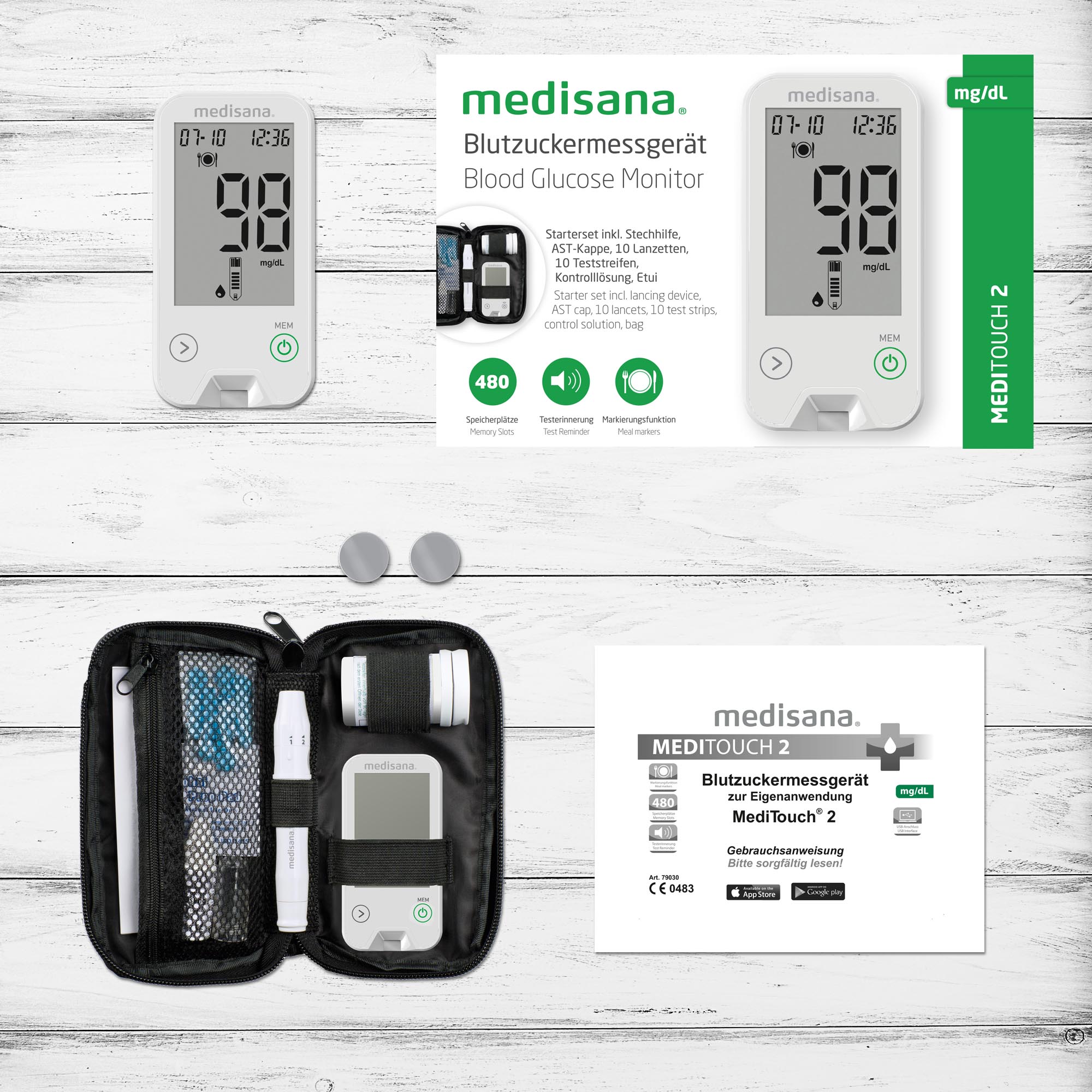 7aa13fc1c7f90a08341843d18bfae8c7 MediTouch 2 mg/dL | Blutzuckermessgerät