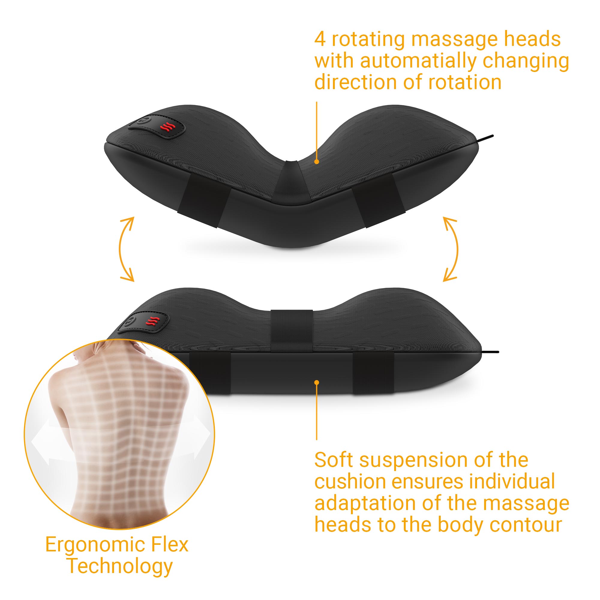 CL 300 | Contour Shiatsu-Massagekissen