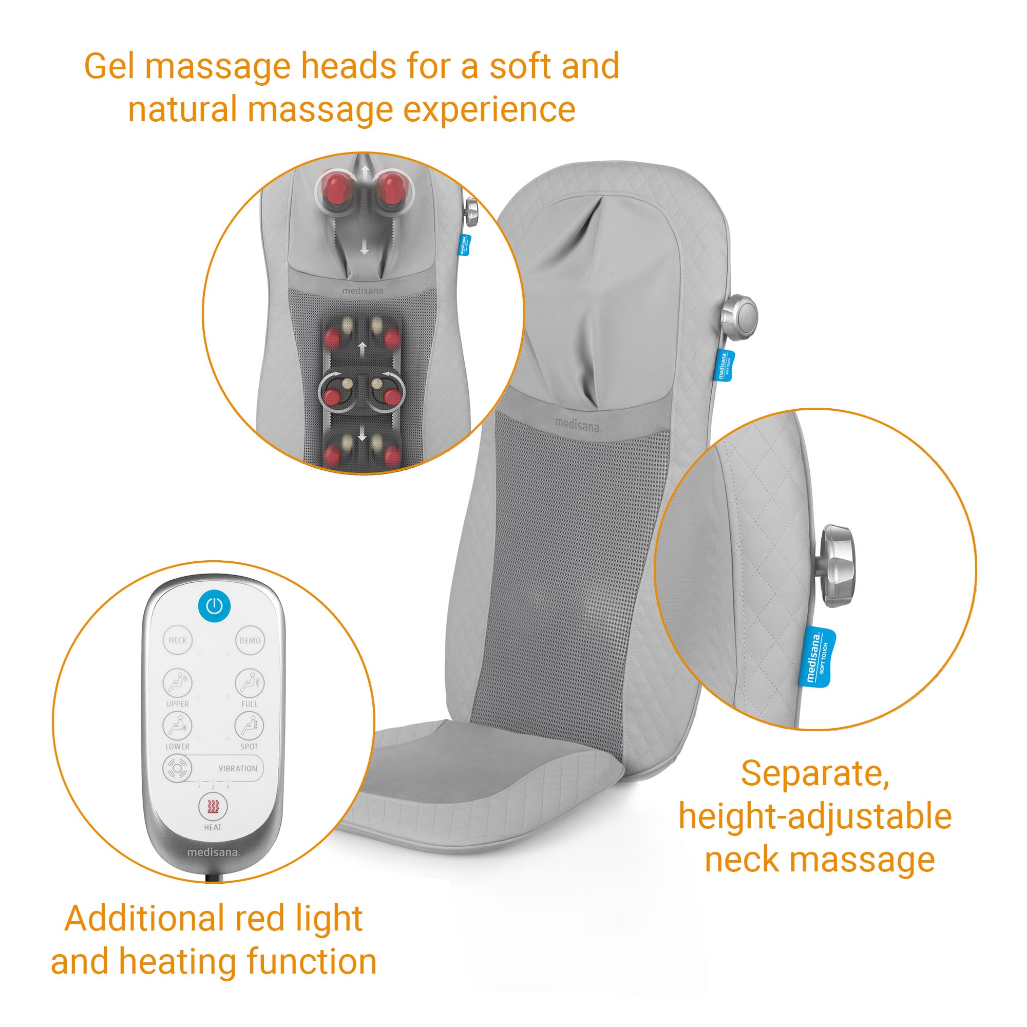 MCG 810 | Gel Shiatsu-Massagesitzauflage