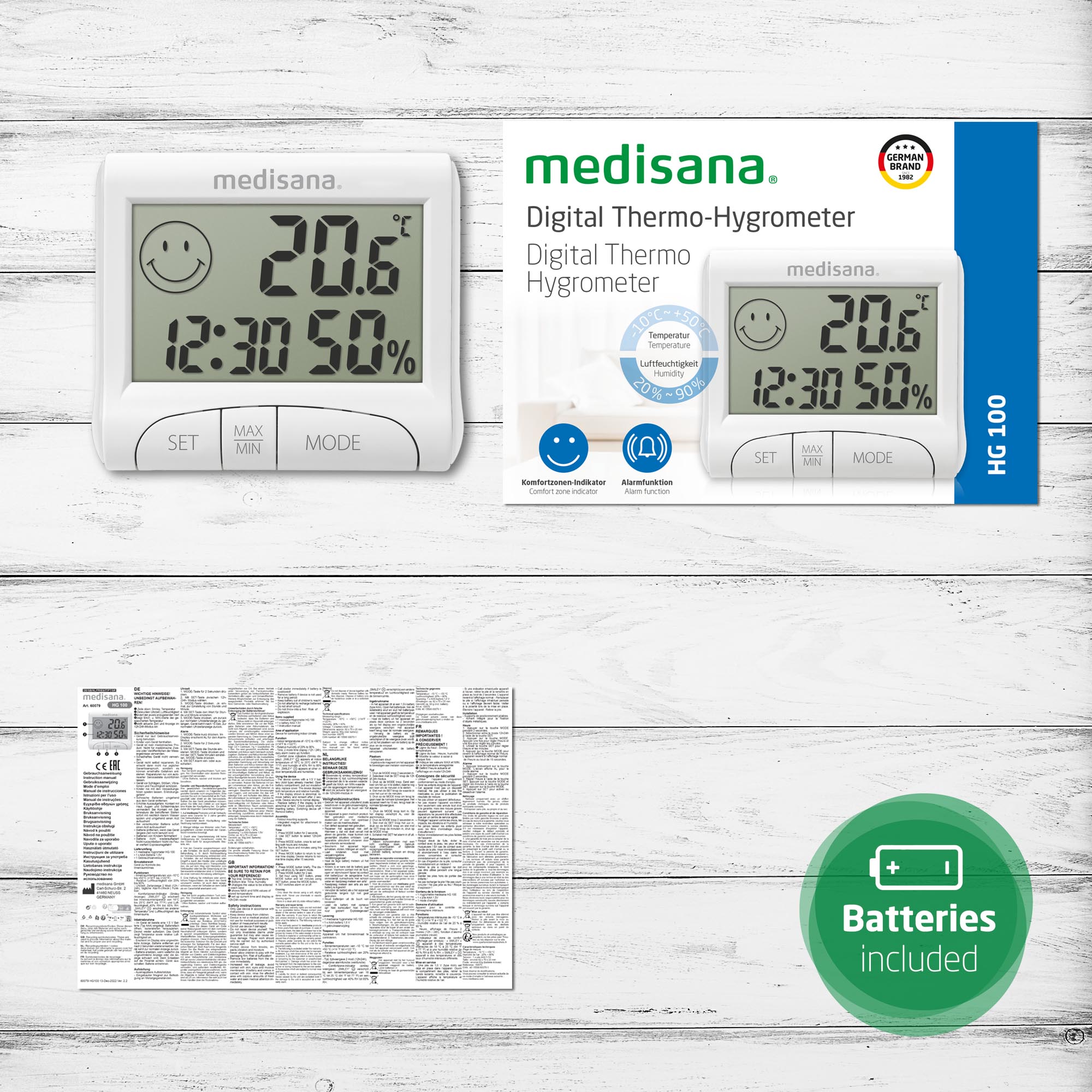 HG 100 | Digital Thermo-Hygrometer