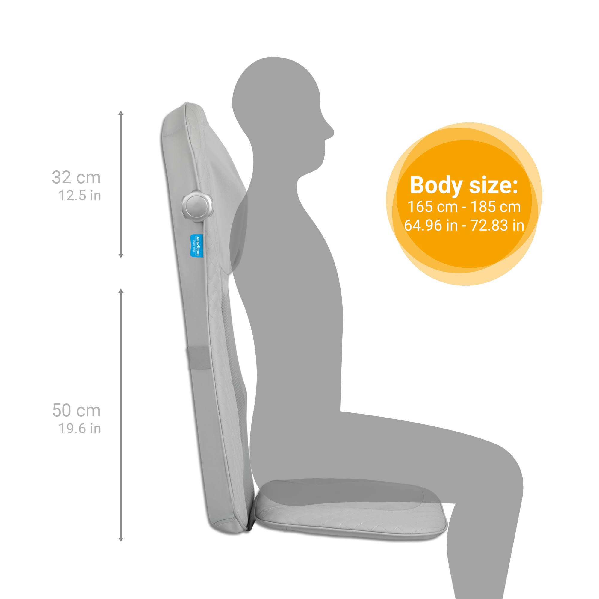 MCG 810 | Gel Shiatsu-Massagesitzauflage
