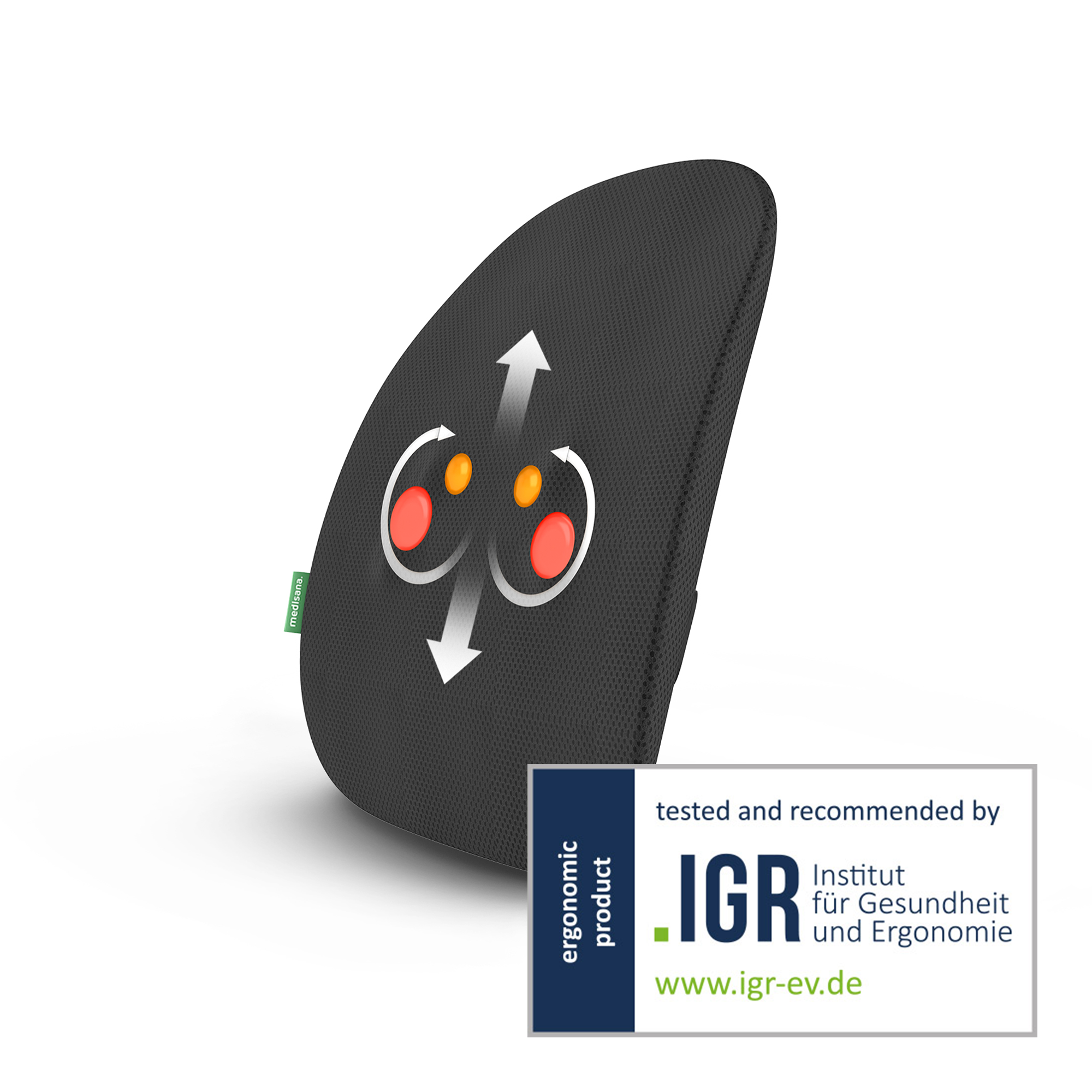 MC 500 | kabelloses Shiatsu-Rückenmassagegerät