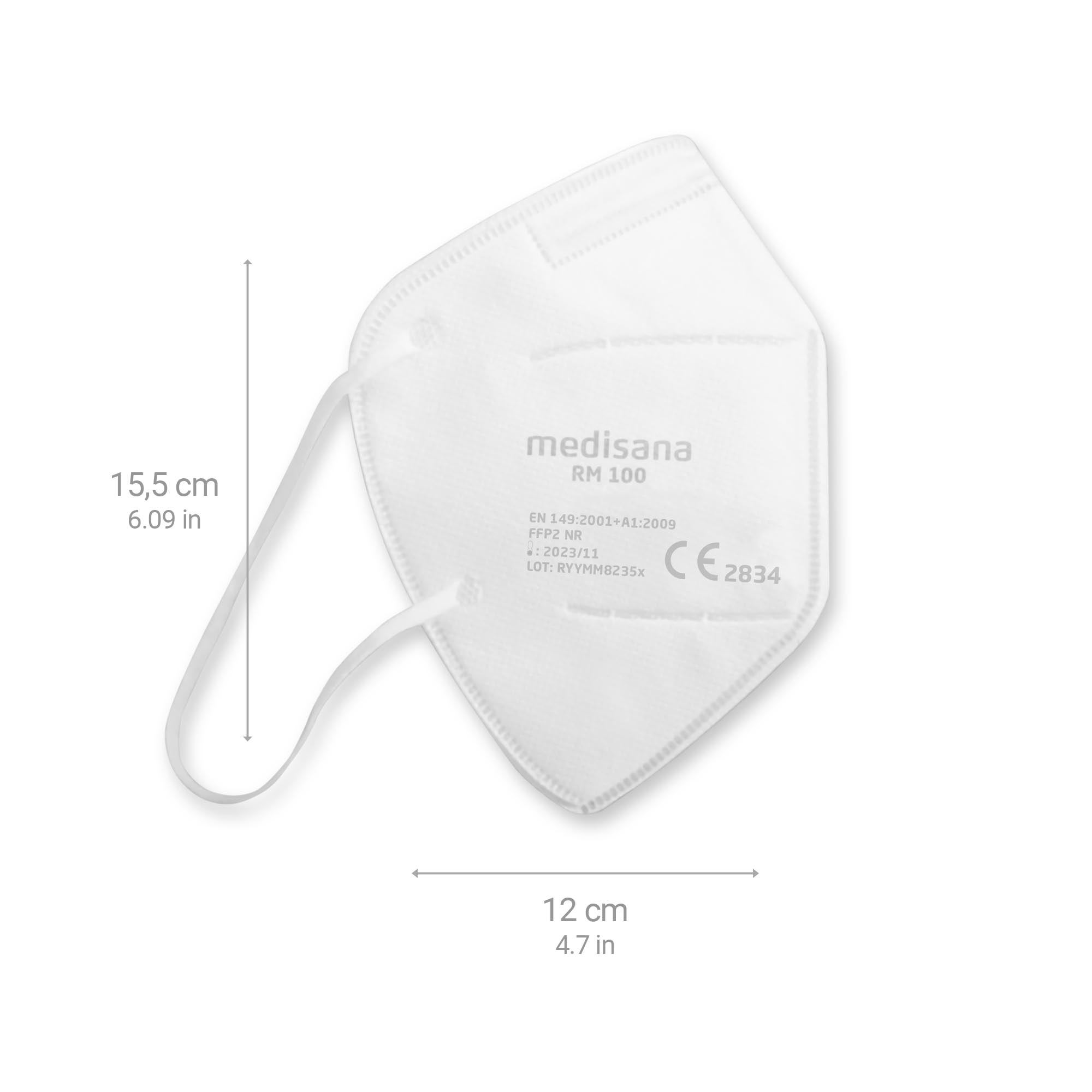 medisana RM 100 FFP2 Maske - 10 Stück - weiß