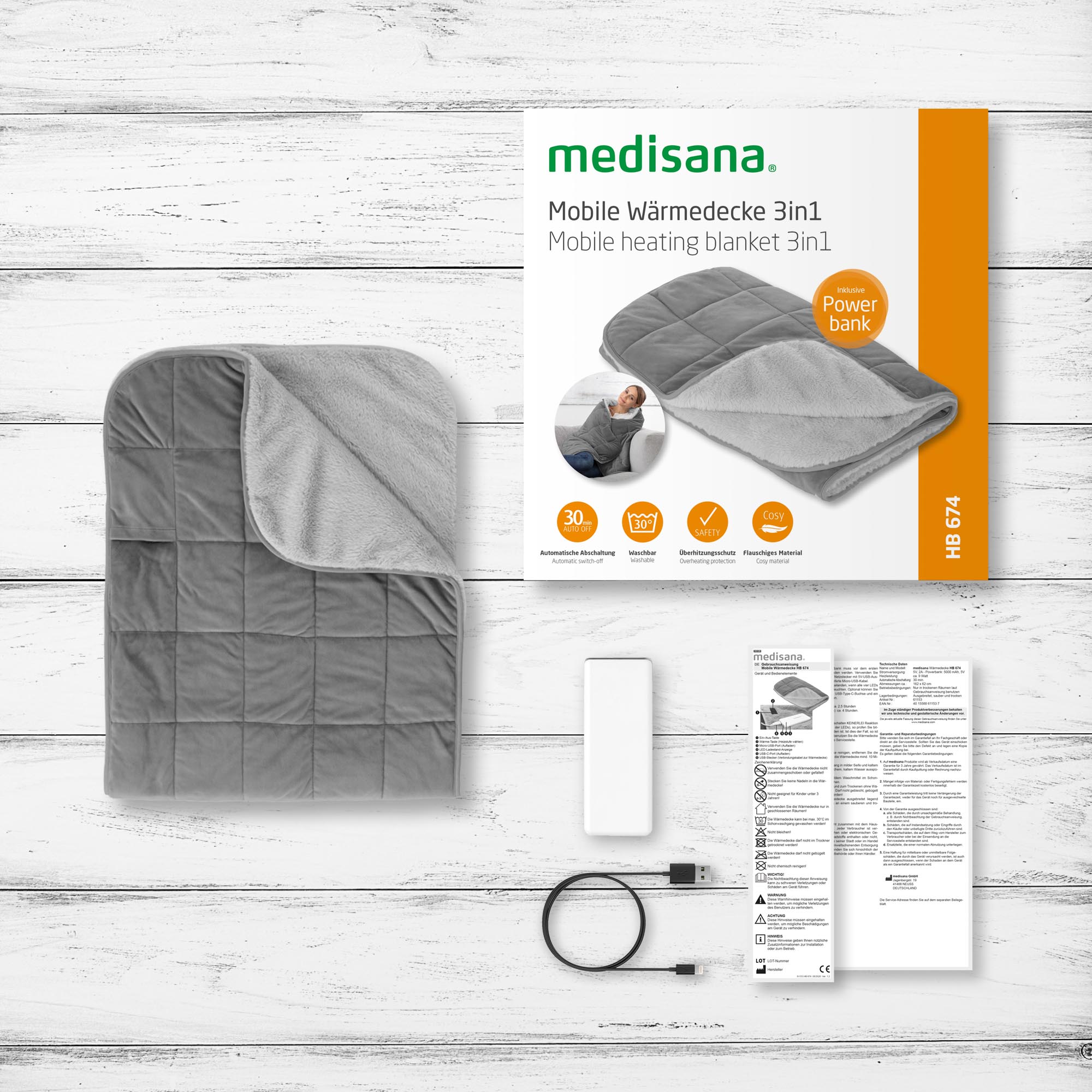5ac33cf2741c3d08157f32c60df18ef6 HB 674 | Mobile Wärmedecke 3in1